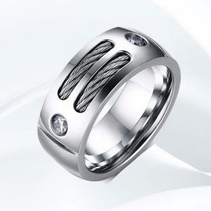 Thick Men's Wire Ring